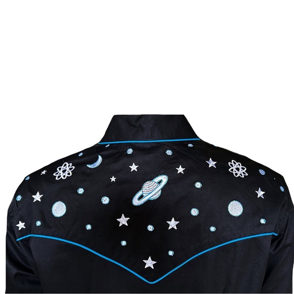 NWT Women's Out of This World Embroidered
Black Western Shirt - Picture 5 of 10